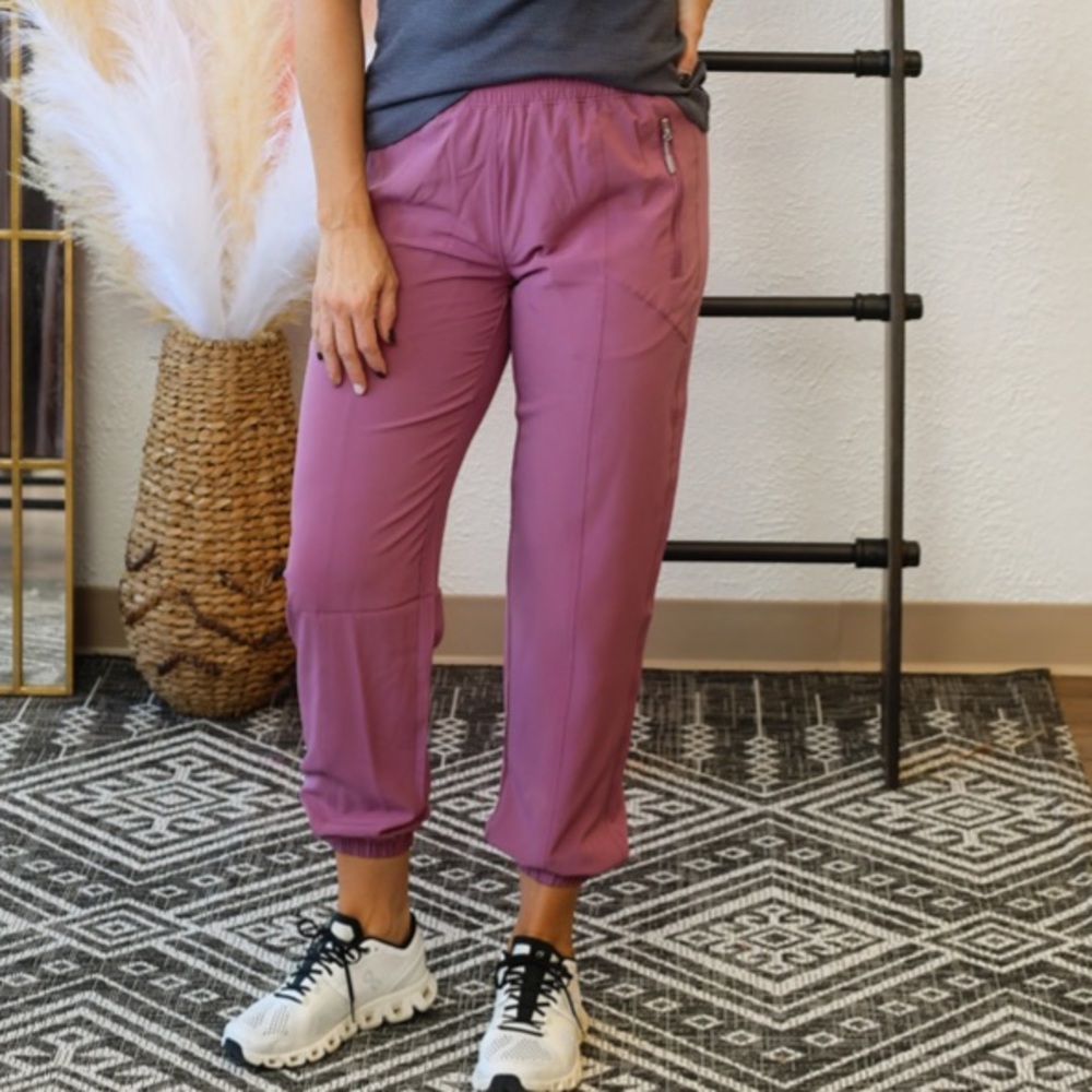 Zippy Joggers in Plum